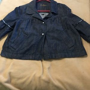 Women’s Cropped denim flared jacket